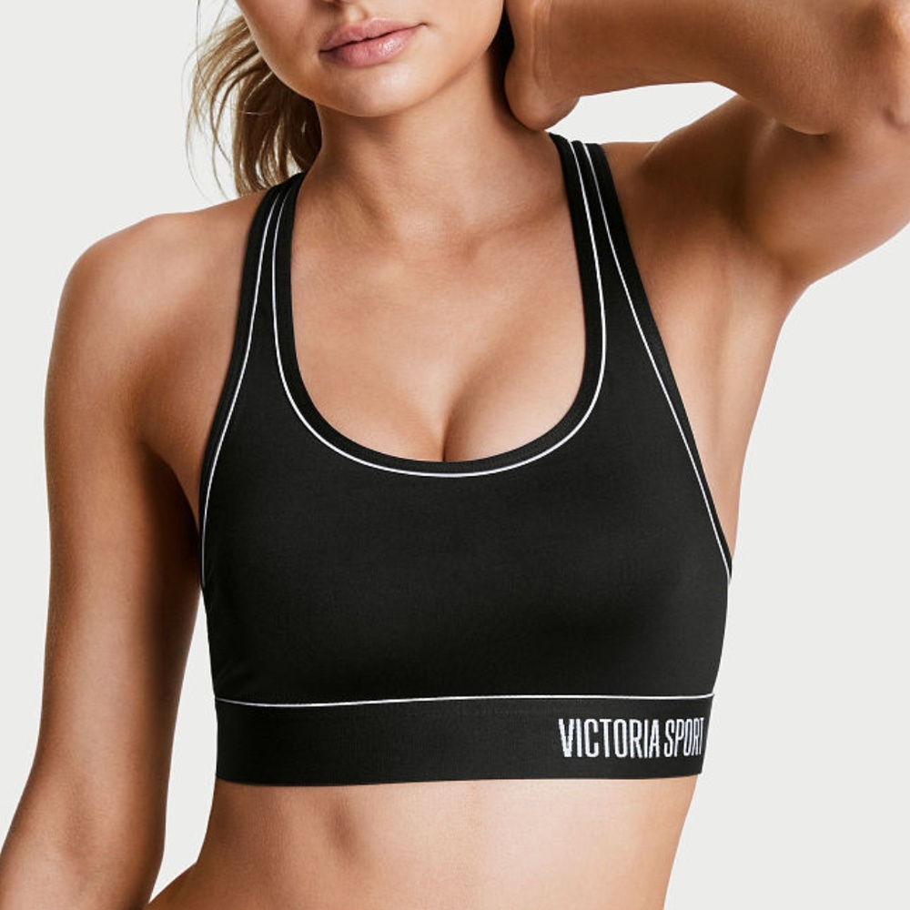 VICTORIA'S Secret Black Sports Bra Small S NEW